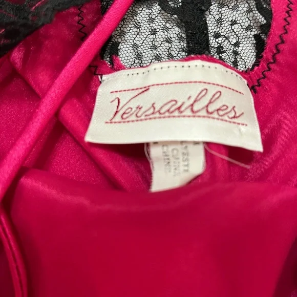 Vintage Versailles Pink Lace Trim Chemise - Picture 8 of 10